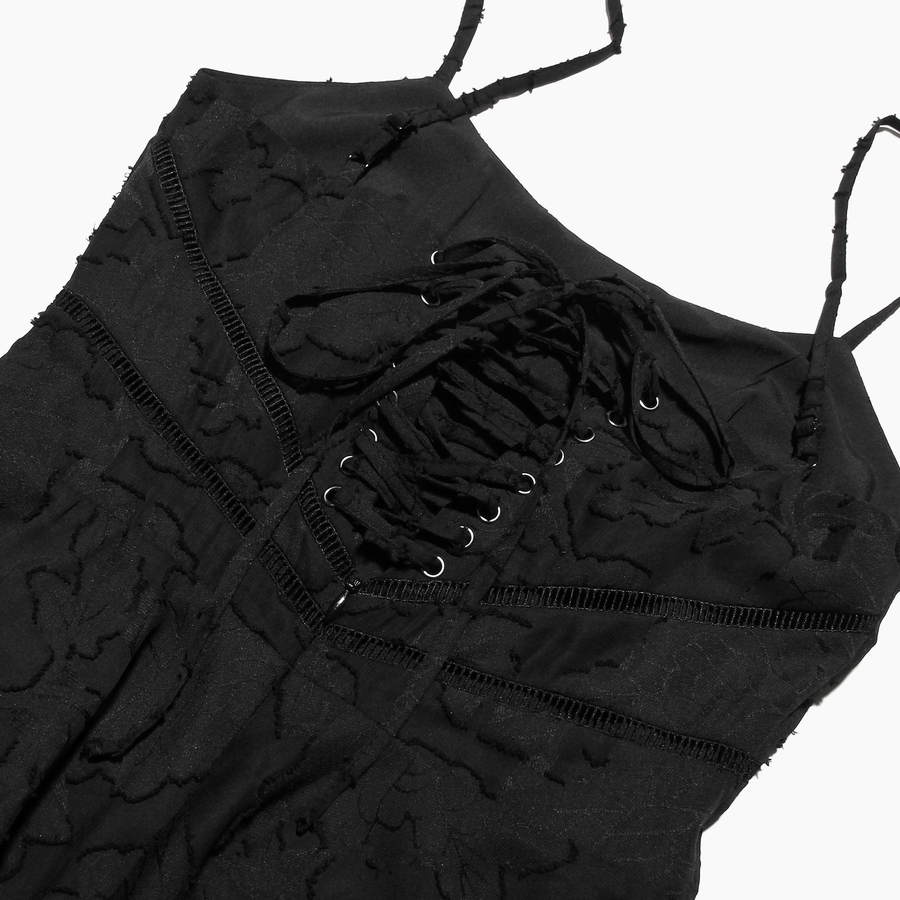 Vestido preto curto floral modelo Bella