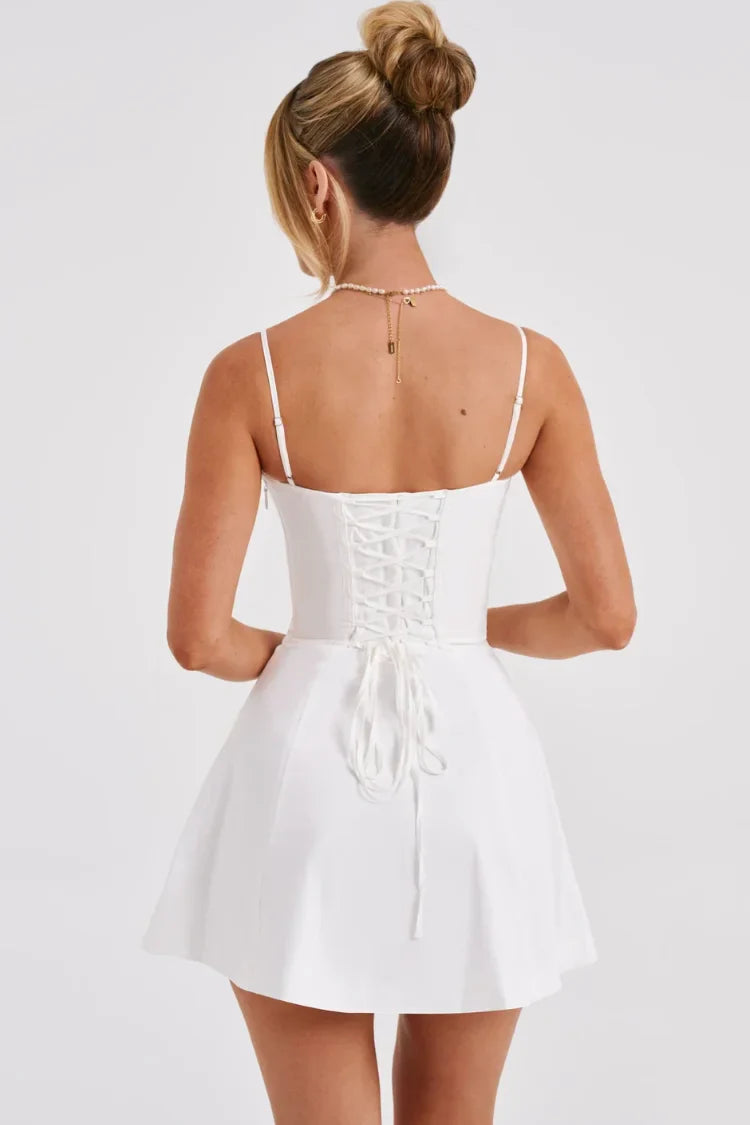 Vestido Branco Corset – Modelo Liz