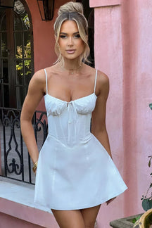 Vestido Branco Corset – Modelo Liz