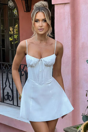 Vestido Branco Corset – Modelo Liz