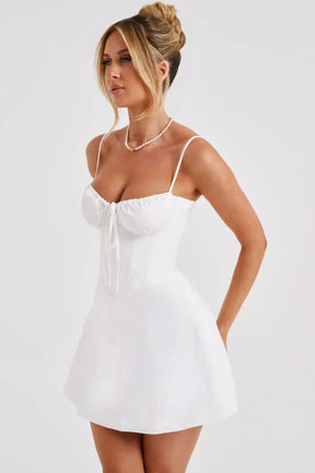 Vestido Branco Corset – Modelo Liz