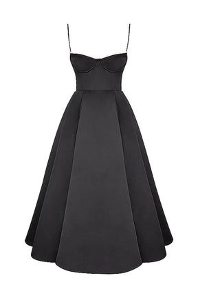 Vestido Midi Modelador em Tule - Modelo Cloe