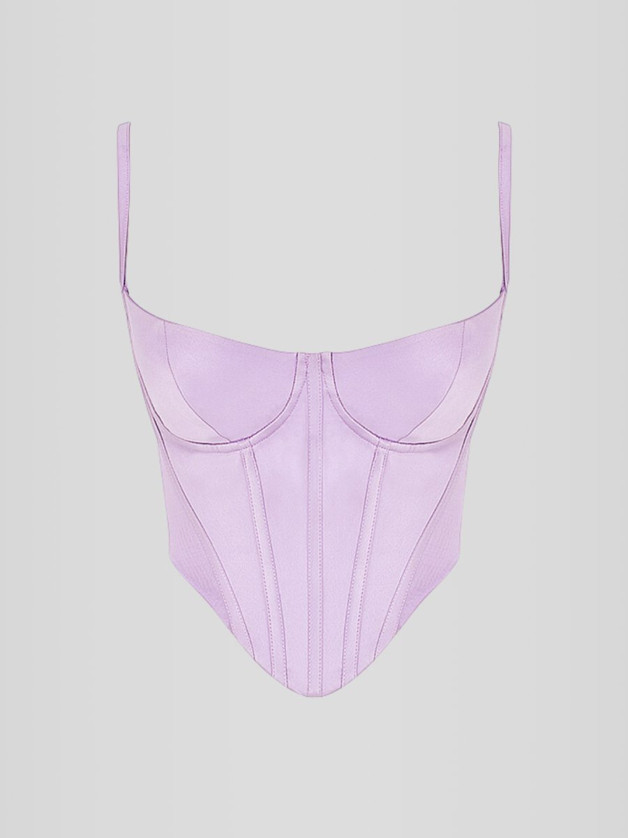 Corset Modelador Roxo Modelo Jasmyne