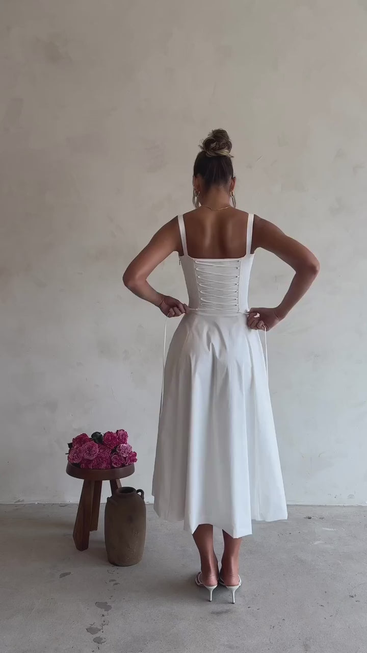 Vestido Midi Charlotte - Modelador de Cintura