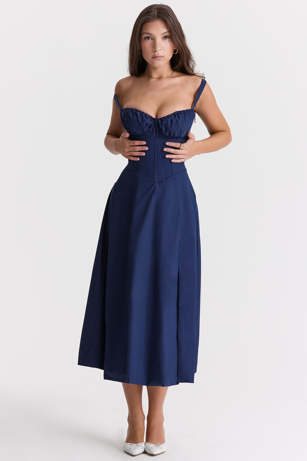 Vestido Midi Charlotte - Modelador de Cintura