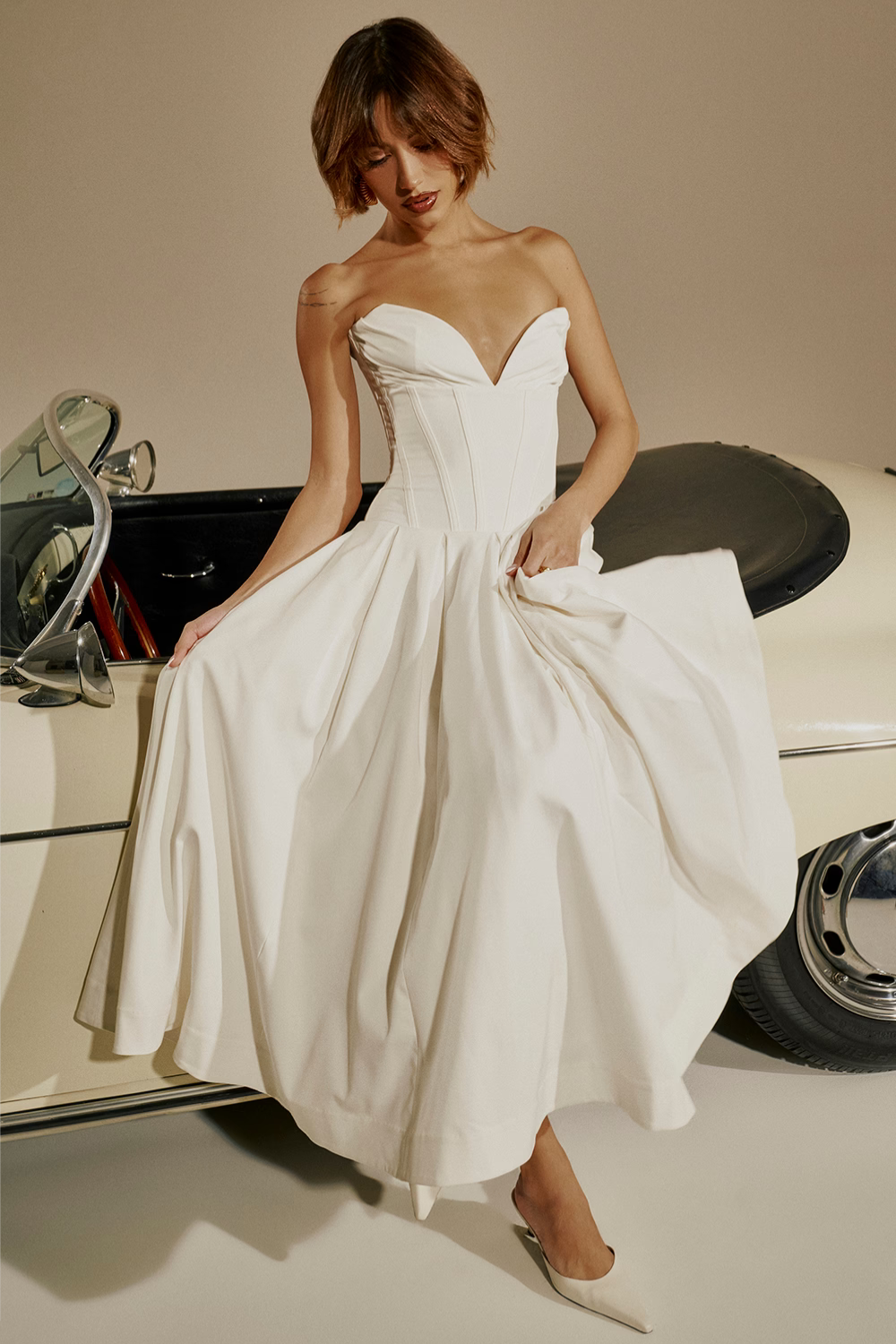 Vestido Espartilho Modelo Evelyn